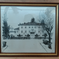 Quadro Villa Michieli Zamparini Aiello del Friuli