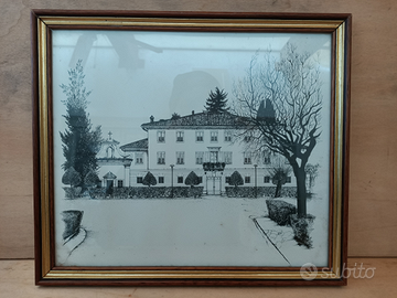 Quadro Villa Michieli Zamparini Aiello del Friuli