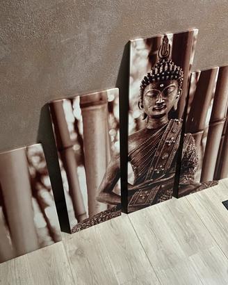 Quadro pannelli Buddha