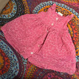 Vestito bimba 3-6 mesi 62cm neonata gonna Primigi