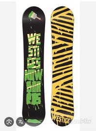 Tavola da snowboard westige con attacchi