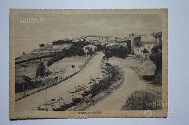 Cartolina vintage saluti da gabicce monte