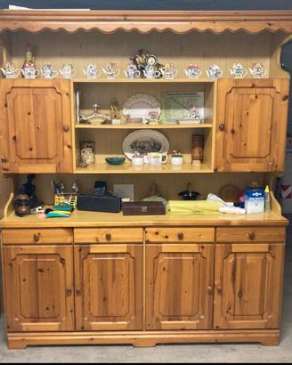 Mobile credenza rustico in pino