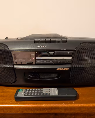 Stereo Boombox Sony CFD-350 Vintage + Telecomando