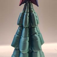 Albero di Natale stampa 3D filamento seta 