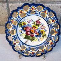 Piatto decorativo ceramica portoghese