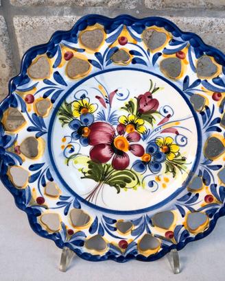 Piatto decorativo ceramica portoghese