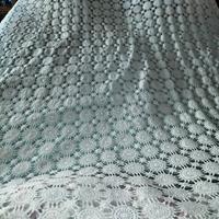 Copriletto matrimoniale all'uncinetto in cotone