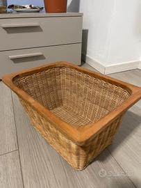 cestini rattan naturale 