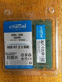 Crucial RAM DDR4 16GB Kit (2x8GB) 2400MHz