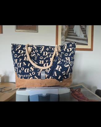 🌊 SET 2 Maxi Borse Mare / Shopper Estive con Poch