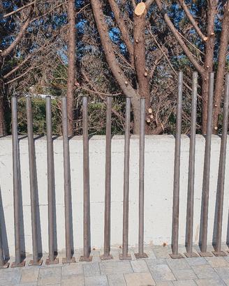 18 Pali Tubolari Ferro Ø 5CM Recinzione Cancellata