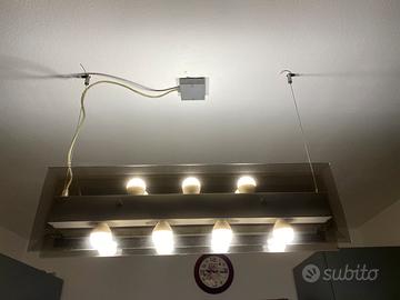 Lampadario moderno a sospensione - 9 luci.