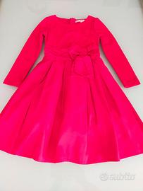 Abito rosso con ciocca 92-98 cm