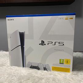 PlayStation 5 Slim Disco 1TB + 2 Controller Nuova!