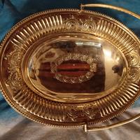 Centrotavola in Sheffield punzonato 