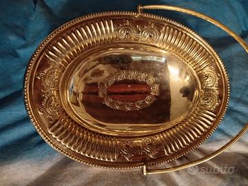 Centrotavola in Sheffield punzonato 