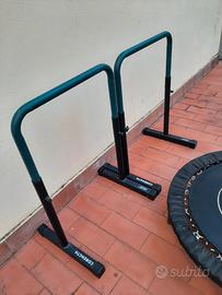 Parallele per dips

e trampolino elastico