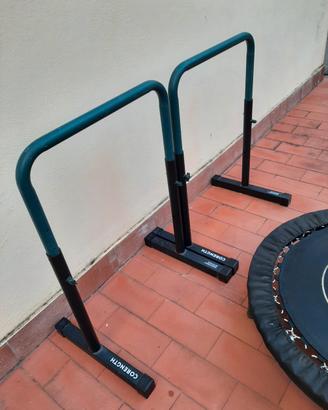 Parallele per dips

e trampolino elastico