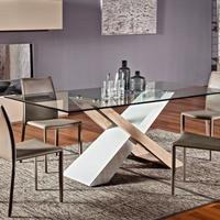 Tavolo ricci casa in vetro 2metri per 1 metro