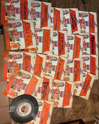 Dischi di fiabe per bambini 45 giri