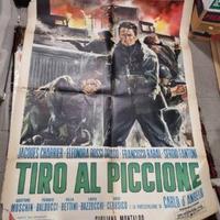 Manifesto cinematografico "Tiro al piccione" 1961