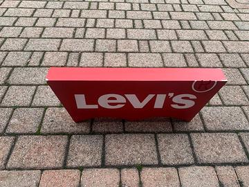 Insegna Levi's legno