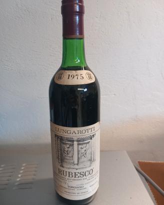 Vino Lungarotti Rubesco anno 1975