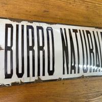 BURRO NATURALE tabella smaltata 1920 ORIGINALE