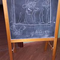 Lavagna gessetti e lavagna pennarelli