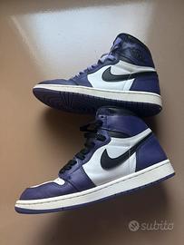 Jordan 1 court purple