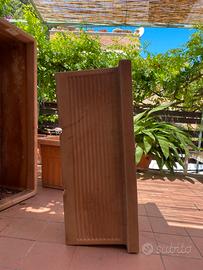 Vaso rettangolare di plastica