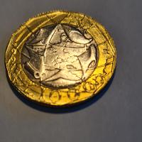 moneta da 1000 Lire con errore di conio 