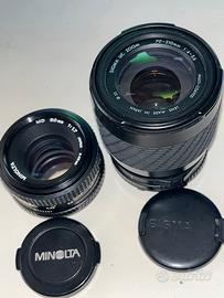 Obiettivi Sigma e Minolta