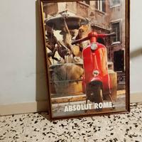 PUBBLICITARIA VINTAGE ABSOLUT VODKA E NEON KENWOOD