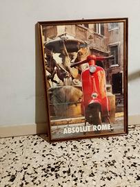 PUBBLICITARIA VINTAGE ABSOLUT VODKA E NEON KENWOOD