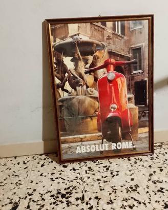 PUBBLICITARIA VINTAGE ABSOLUT VODKA E NEON KENWOOD
