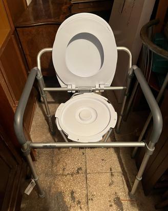 Sedia wc per disabili/anziani