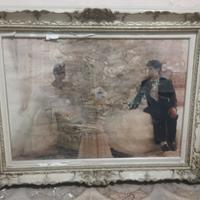 Quadro Vintage, cornice antica fine 800