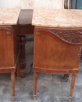 coppia comodini liberty