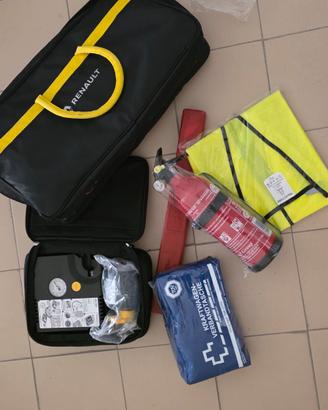 borsa renault kit sicurezza estintore pronto socco