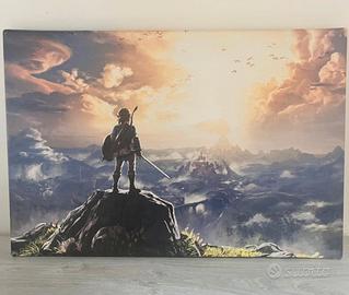 Stampa su tela Link - Zalda Breath of the Wild