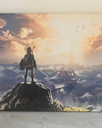 Stampa su tela Link - Zalda Breath of the Wild