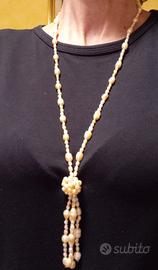 Collana lunga perle di acqua dolce 