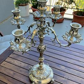 Candelabro 5 Luci Argento 800 – 1580 g – Punzone39
