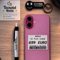 Iphone 16 plus 128gb rosa