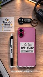 Iphone 16 plus 128gb rosa