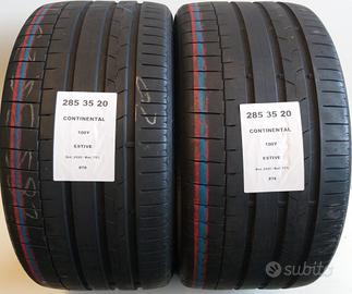 2 GOMME 285 35 20 CONTINENTAL A878