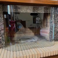 Vetro temperato per camino