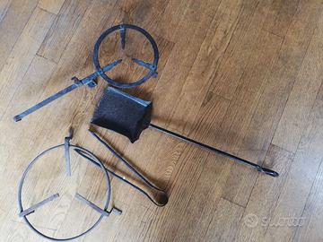 Accessori in ferro battuto per camino